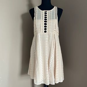 FREE PEOPLE Women’s Tan Mini Sun Dress New!